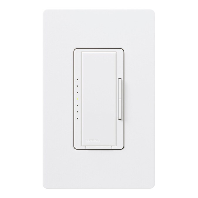 Lutron Maestro Multi-location Decorator Light Dimmer Switch, Snow