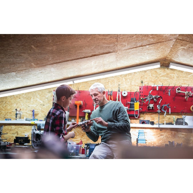 Lithonia Lighting 8-ft 1-Light Adjustable Switchable White LED Strip Light - Image 12