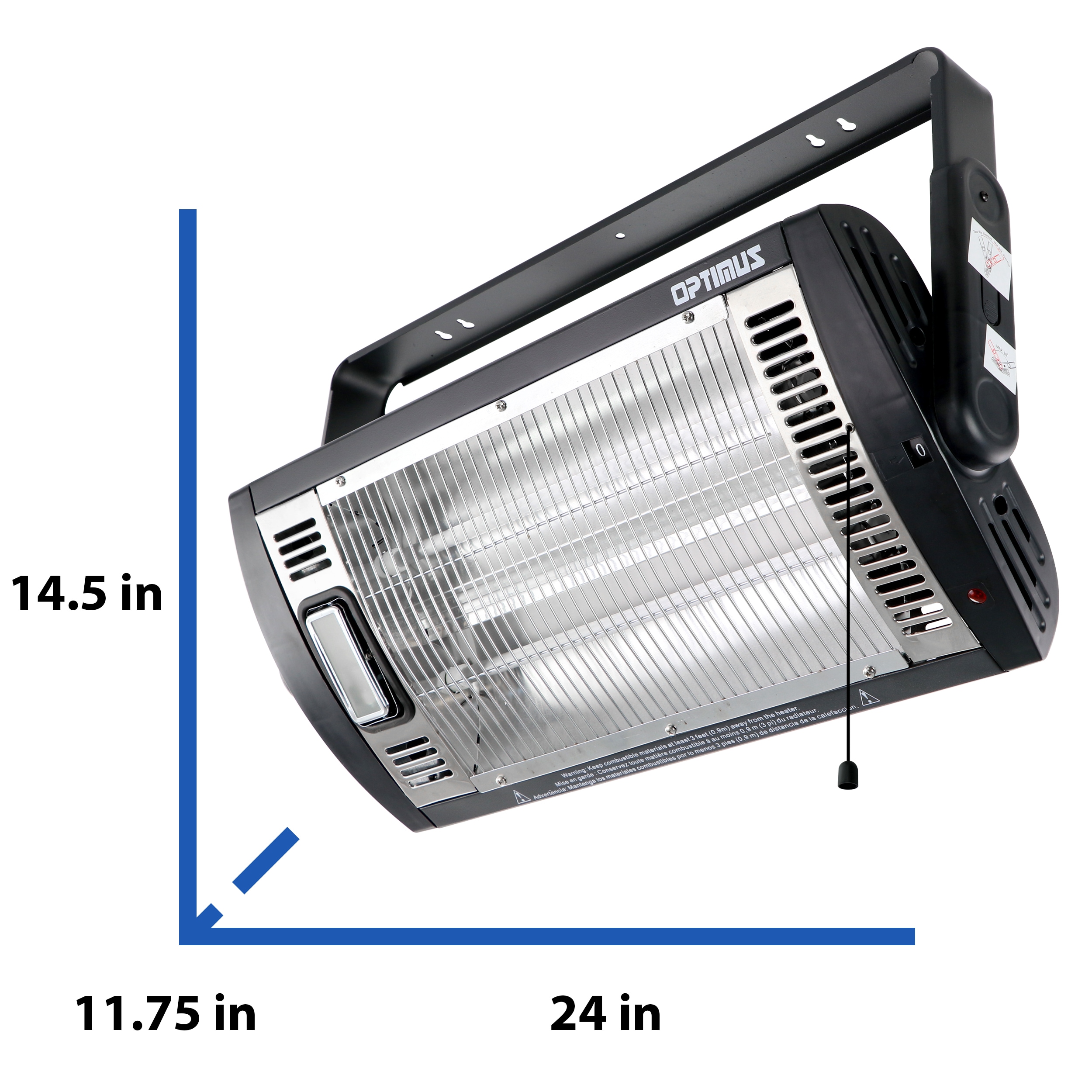 Up to 1200-Watt Radiant Utility Indoor Electric Space Heater - Image 12