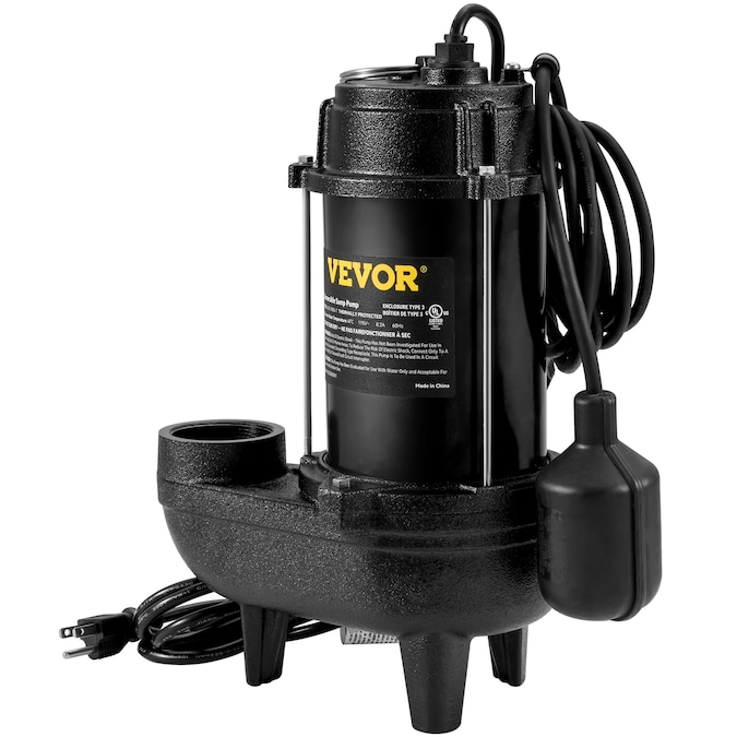 VEVOR 3/4-HP 120-Volt 98-GPM Cast Iron Submersible Sump Pump