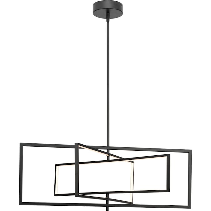 Origin 21 Lindon 1-Light Matte Black Modern/Contemporary LED Dry rated Chandelier
