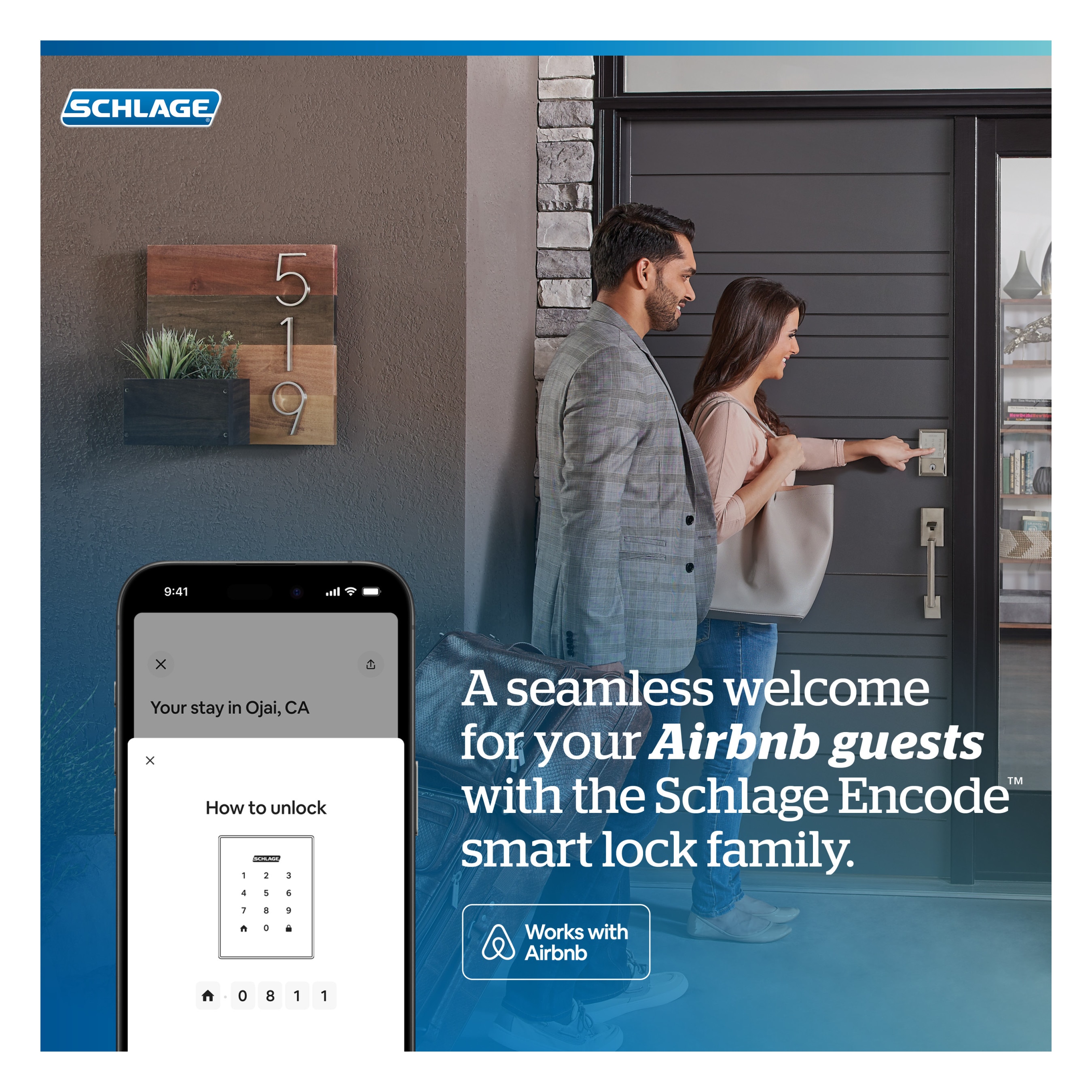 Encode Century Satin Brass Smart Lock Electronic Deadbolt with Wifi Bluetooth and Touchscreen Keypad - Image 10