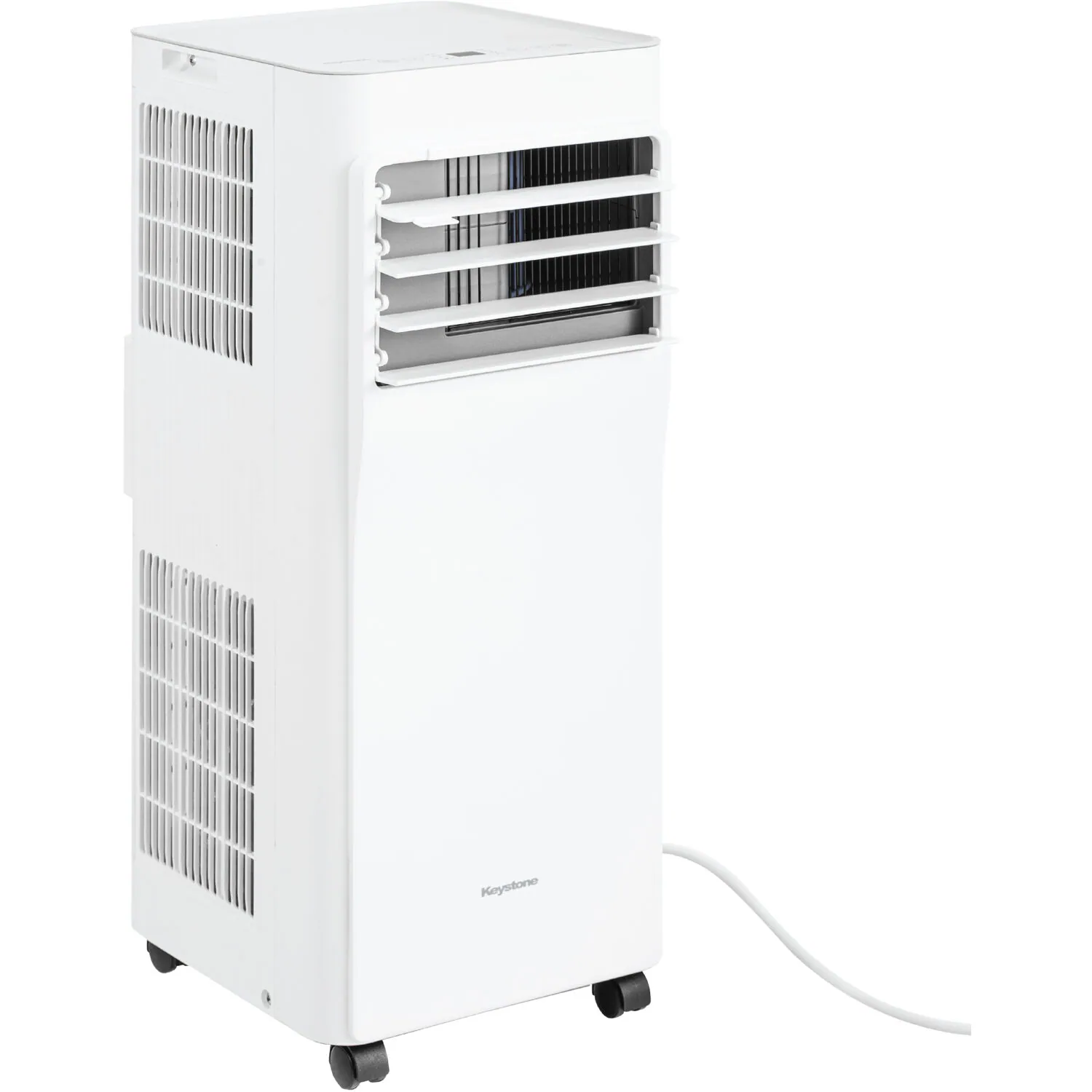 115-Volt White Vented Portable Air Conditioner Remote Control Included 250-sq ft -Cooling