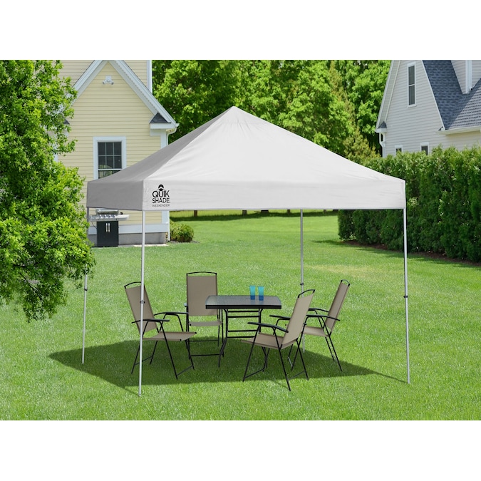 Quik Shade 10-ft x 10-ft Square White Pop-up Canopy - Image 8