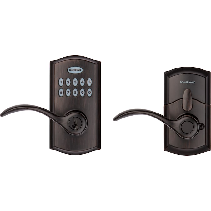 Kwikset SmartCode 955 Venetian Bronze Electronic Handle Smartkey with Keypad - Image 2