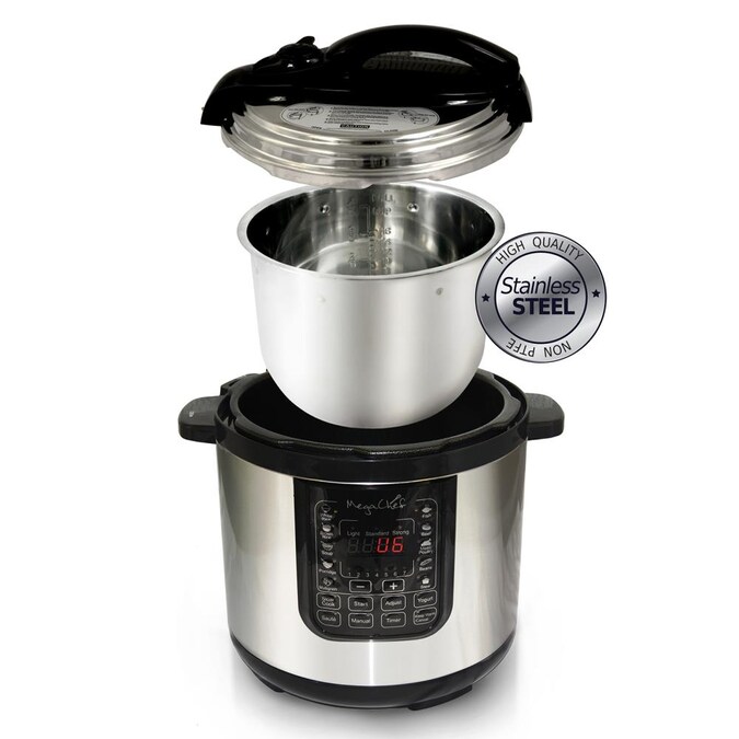 MegaChef 8-Quart Programmable Electric Pressure Cooker - Image 4
