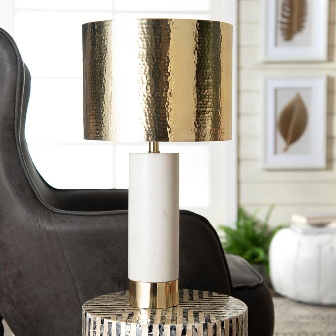 nuLOOM 23-in Brass Table Lamp with Metal Shade - Image 12