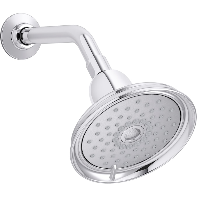 ER Bancroft Polished Chrome 6-in Round Fixed Shower Head 1.75-GPM (6.6-LPM)