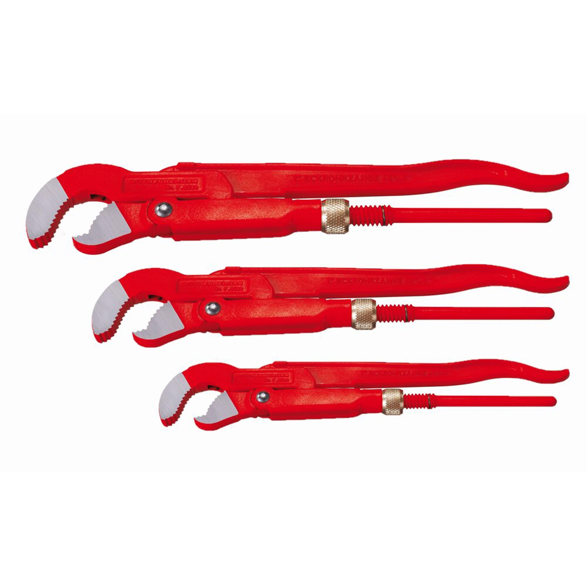 3 -Piece 18-in Cast iron Pipe Wrench Set
