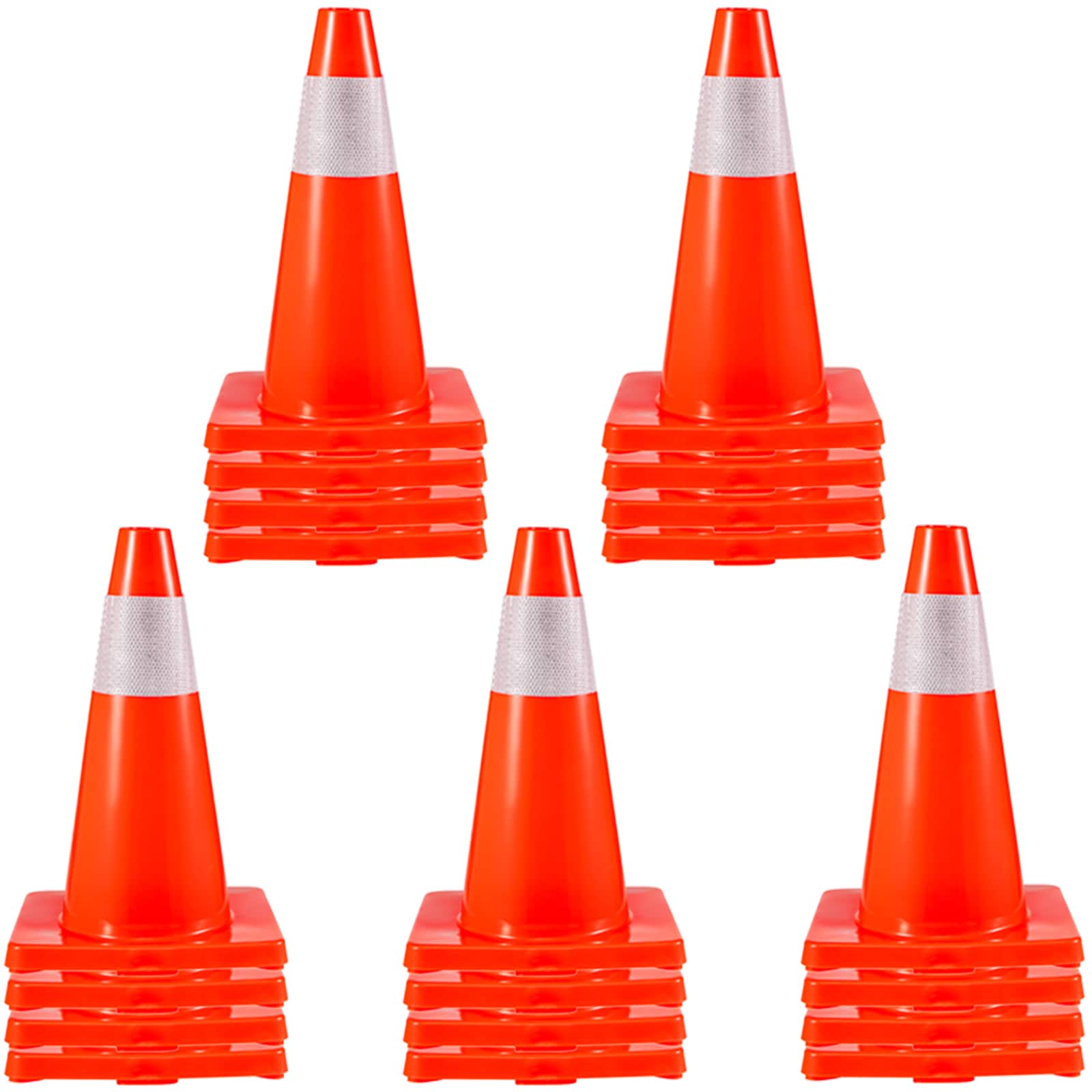 20 -Pack 18-Inches Red Traffic safety cone