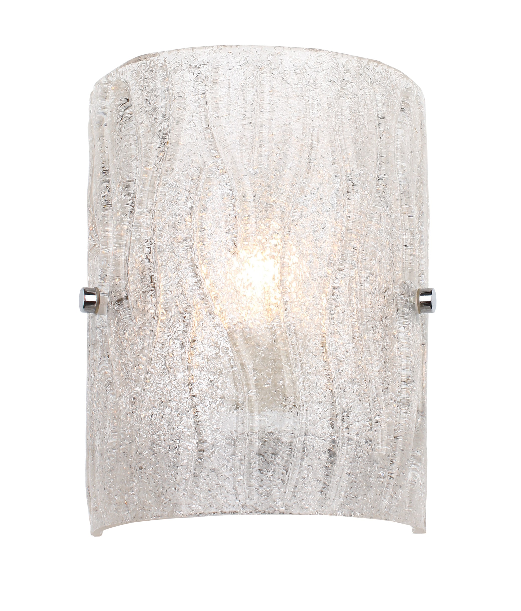 Brilliance 6.75-in 1 -Light Chrome Transitional Vanity light