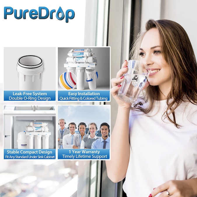 PureDrop RTW5AK 6-stage Multi-method Reverse Osmosis Filtration System - Image 8