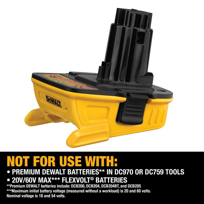 DEWALT 20-V 2-Pack Lithium Battery Adapter Kit (2 Ah) - Image 7