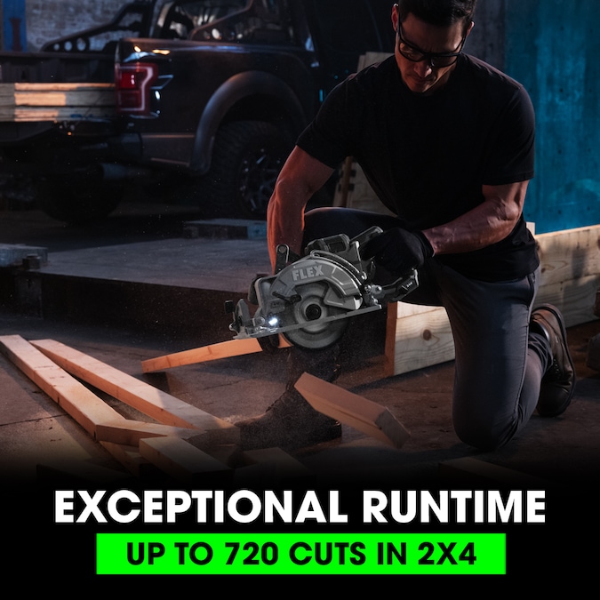 FLEX 24-volt 7-1/4-in Cordless Circular Saw Kit (1-Battery & Charger Included) - Image 6