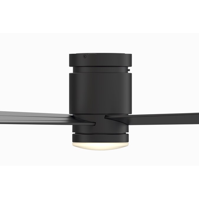 Fanimation Kwartet 52-in Black Color-changing Integrated LED Indoor/Outdoor Flush Mount Ceiling Fan with Light and Remote (4-Blade) - Image 5