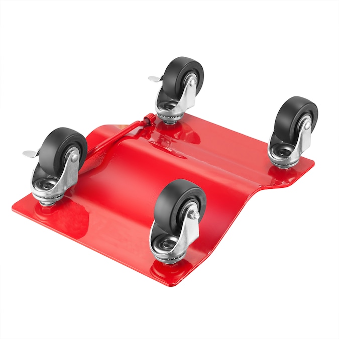 Fleming Supply Car Jack Tire Skates - 4-Piece Solid Steel Car Lift Dolly Set for Moving Cars, Trucks, Trailers, Motorcycles, and Boats (Red) - Image 8