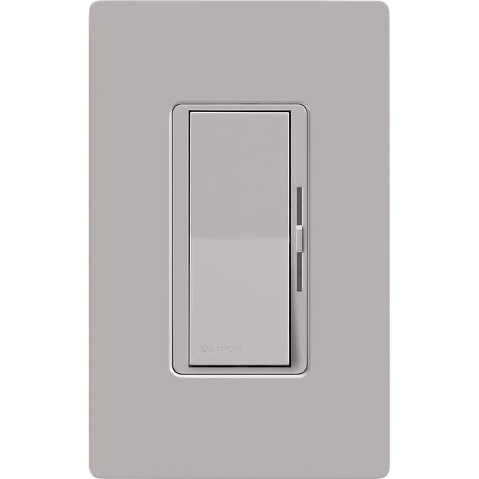 Lutron Diva Single-pole/3-way LED Rocker Light Dimmer Switch, Gray - Image 5