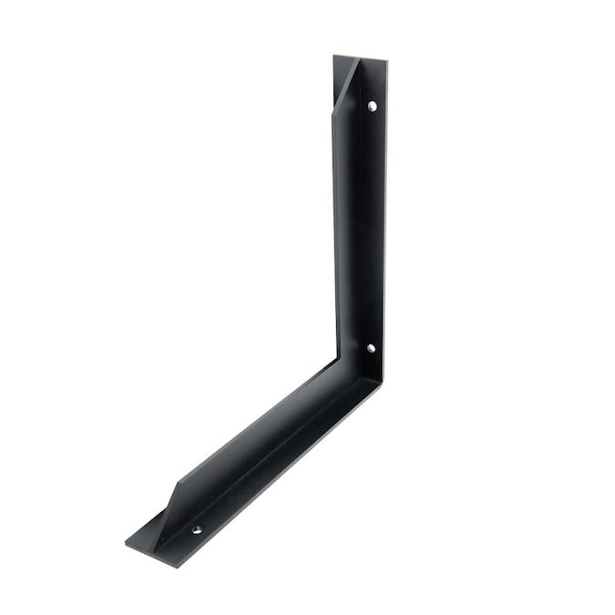STEEL DESIGN SOLUTIONS 22-in x 2-in x 22-in Black Steel Countertop Support Bracket
