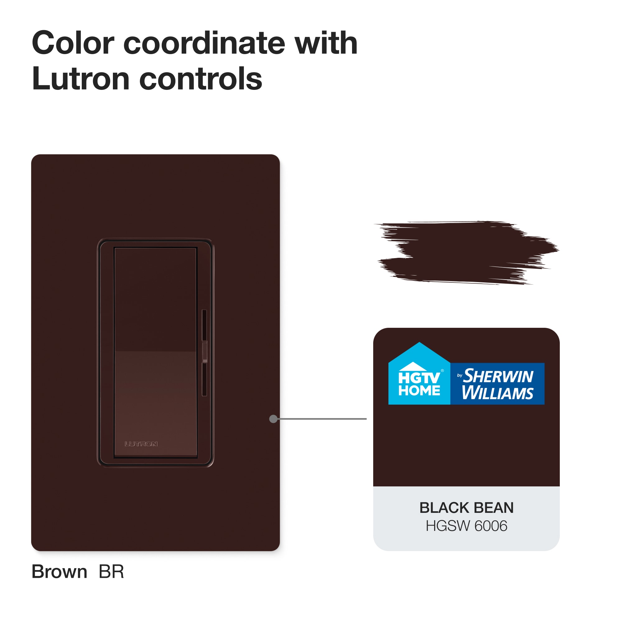 Skylark Electronic Low Voltage Single-pole/3-way Slide Light dimmer switch Brown - Image 2