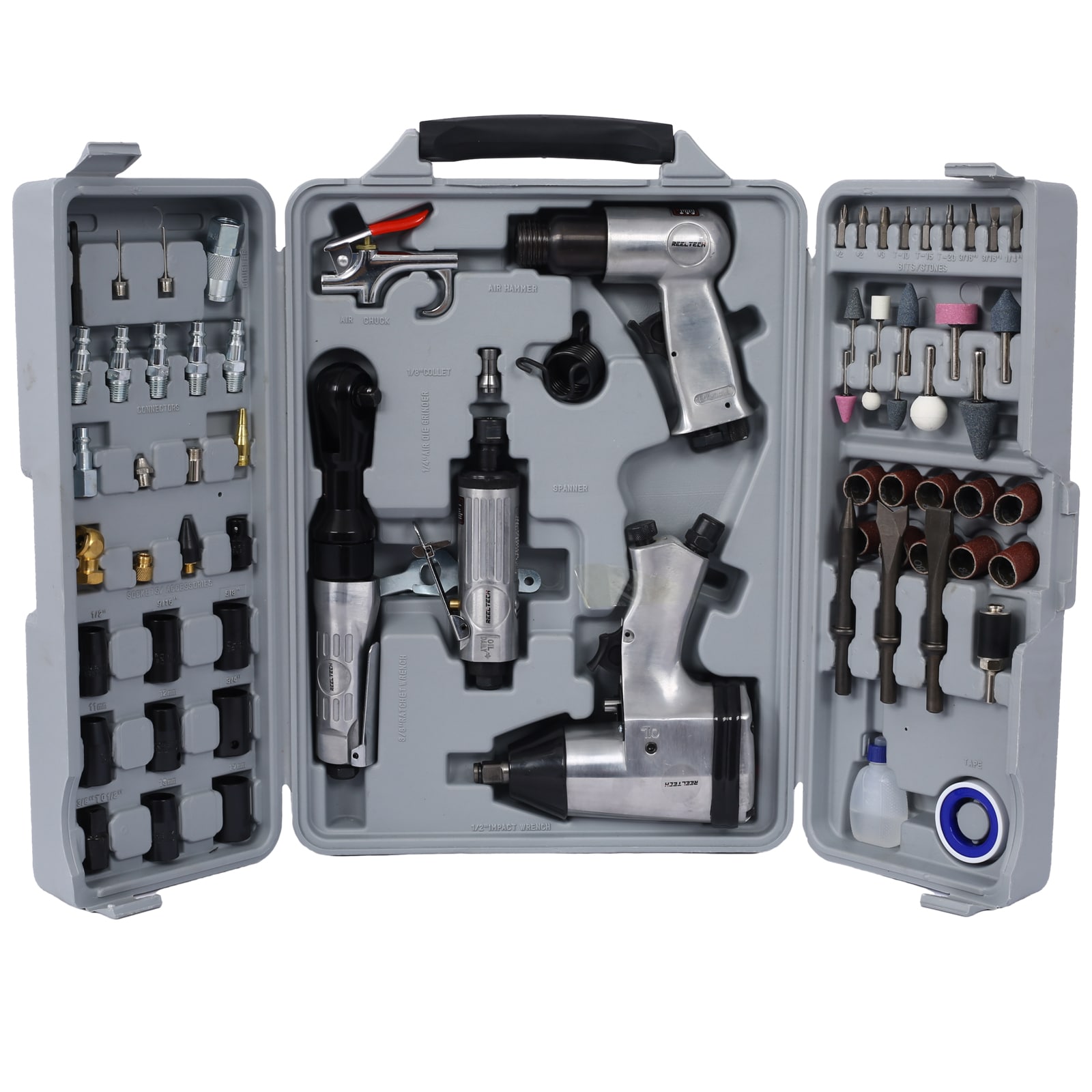 71 -Piece Household Tool Set with Folding Case