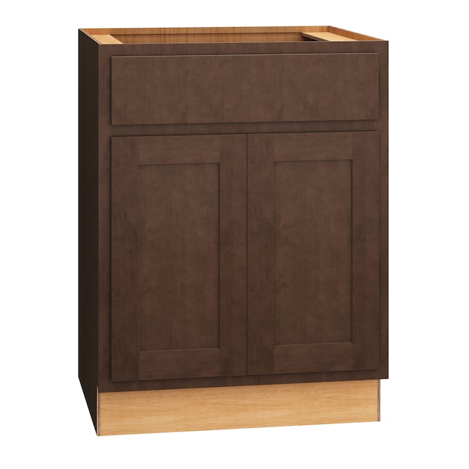 Diamond Express Jamestown 24-in Thatch Partial Overlay Bathroom Vanity Base Cabinet without Top