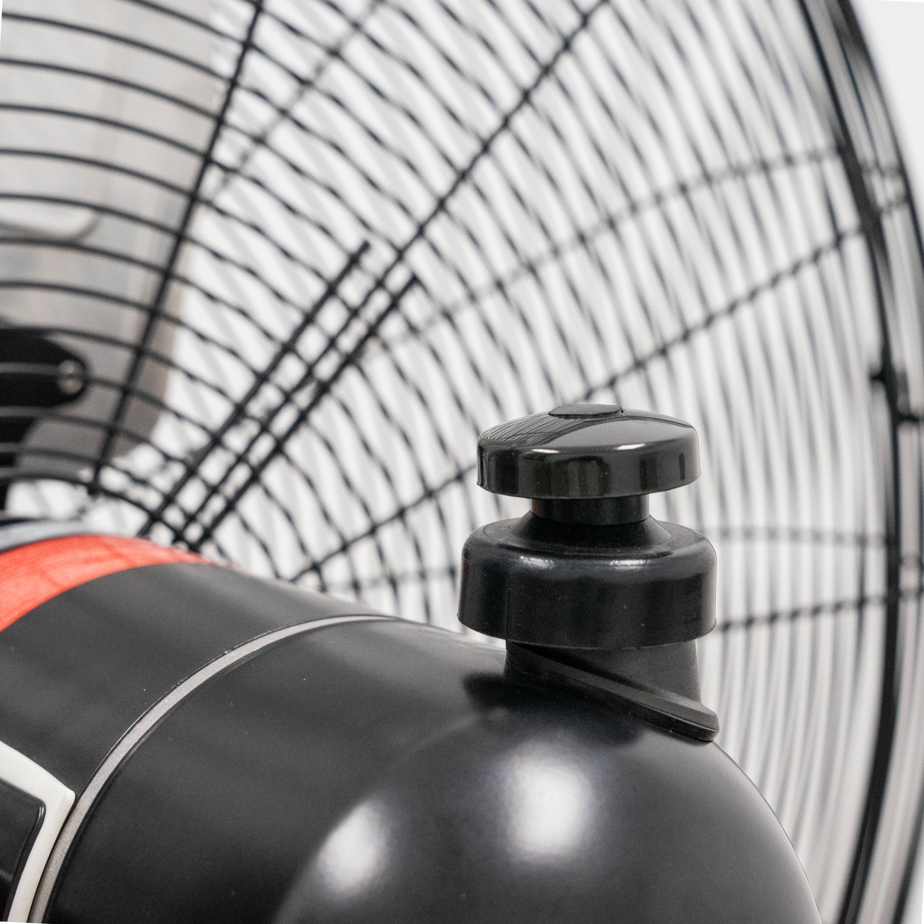 30-in 120 -Volt 3 -Speed High Velocity Indoor/Outdoor Black Oscillating Pedestal Fan - Image 3