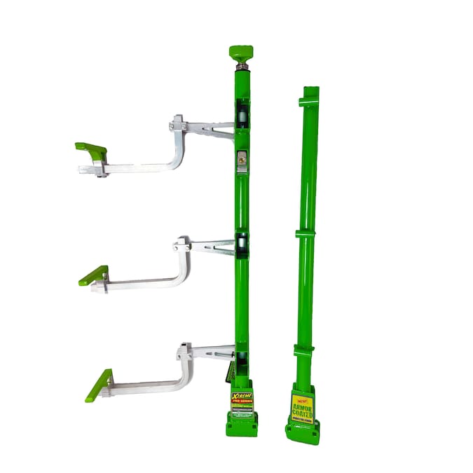 GREEN TOUCH INDUSTRIES Xtreme Pro Series 3-Position Trimmer Rack for Open and Enclosed Trailers - Durable Steel Construction