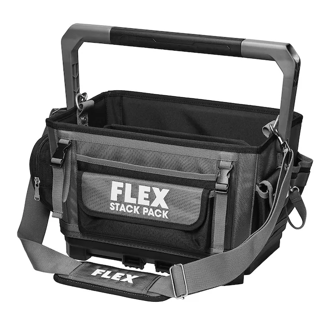 FLEX STACK PACK Gray Ballistic Polyester 10.6-in Tool Tote