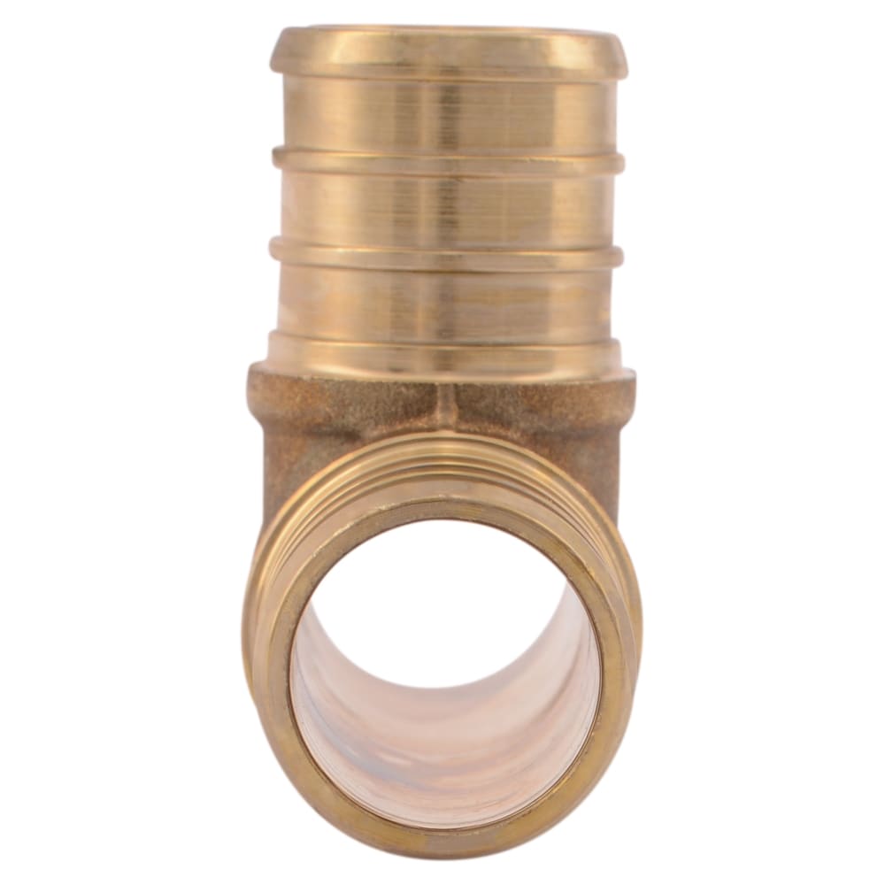 3/4-in PEX Crimp Brass Tee (25-Pack) - Image 2