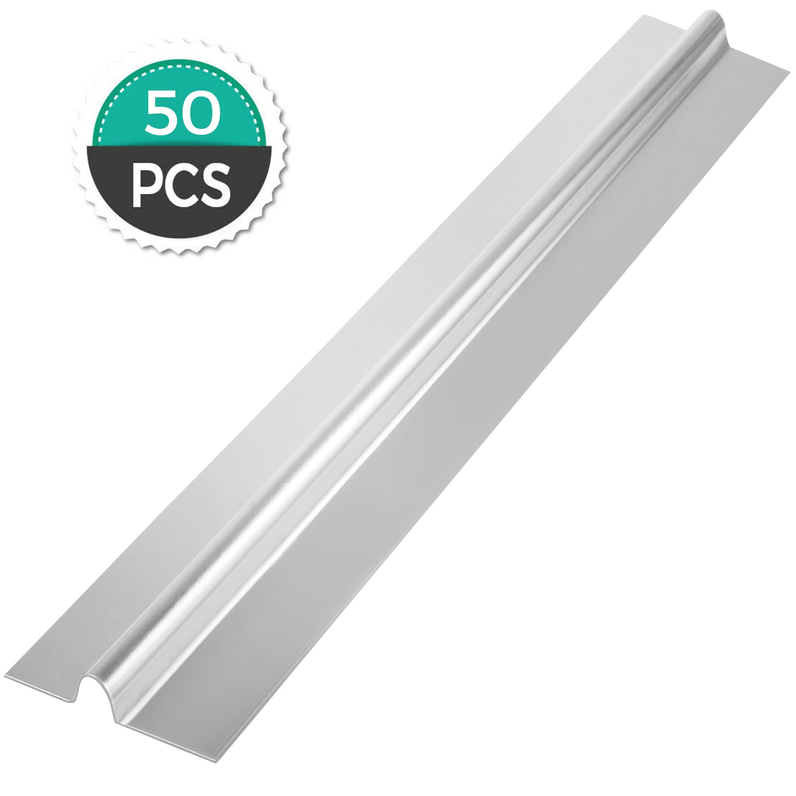 Pex Heat Transfer Plates, 50 Pcs Box Radiant Heat Transfer Plates, 4 Ft Aluminum Pex Heat Transfer Plates, 1/2-in Heat Transfer Plates Designed For Pex Tubing