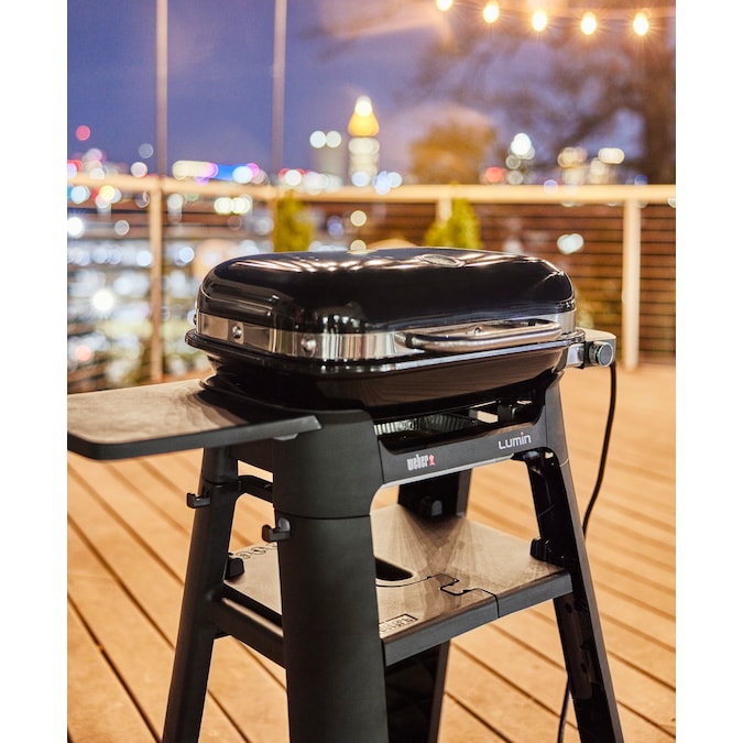 Weber Lumin Compact 1560-Watt Black Electric Grill - Image 11