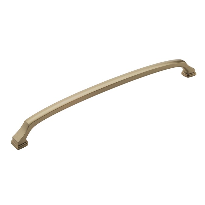 Amerock Revitalize 18-in (457Mm) Center to Center Golden Champagne Arch Bar For Use On Appliances Drawer Pulls