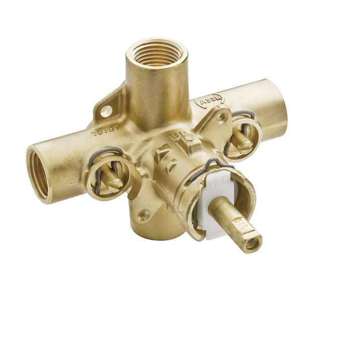 Moen Posi-Temp 1/2-in ID Compression x 1/2-in OD Brass Pressure Balancing Valve