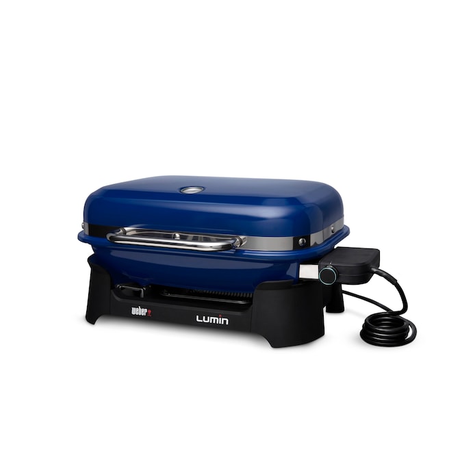 Weber Lumin 1560-Watt Deep Ocean Blue Electric Grill