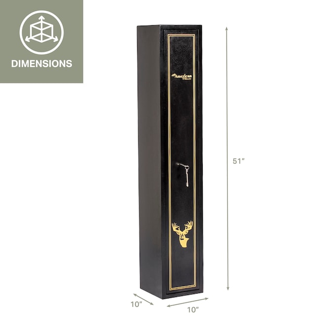 American Furniture Classics Gun security collection 5-Gun Keyed Gun Safe - Image 12