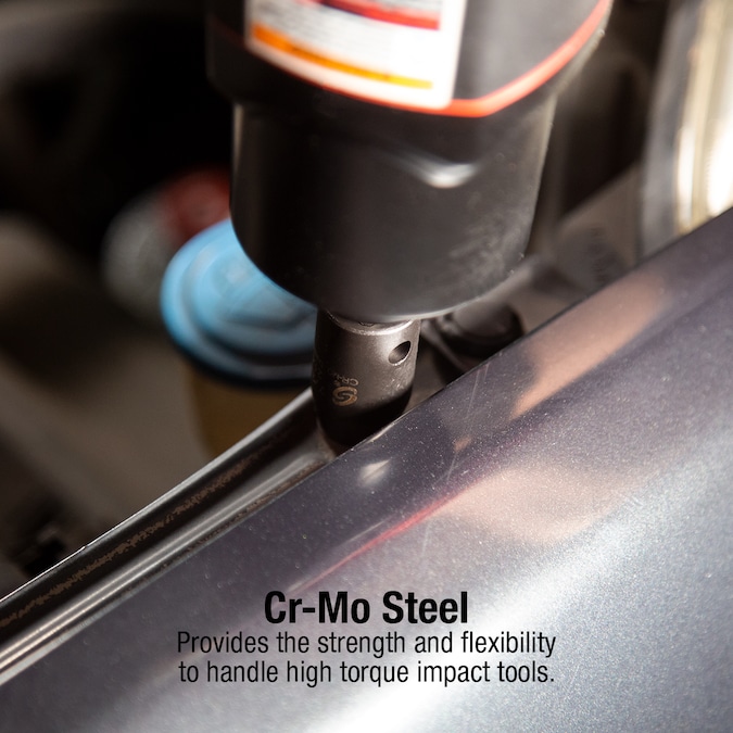 SUNEX TOOLS 39-Piece Standard (SAE) 1/2-in Drive Set 12-point Impact Socket Set - Image 4