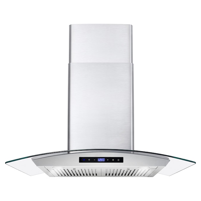 Cosmo 30-in 380-CFM Ducted Stainless Steel Wall-Mounted Range Hood