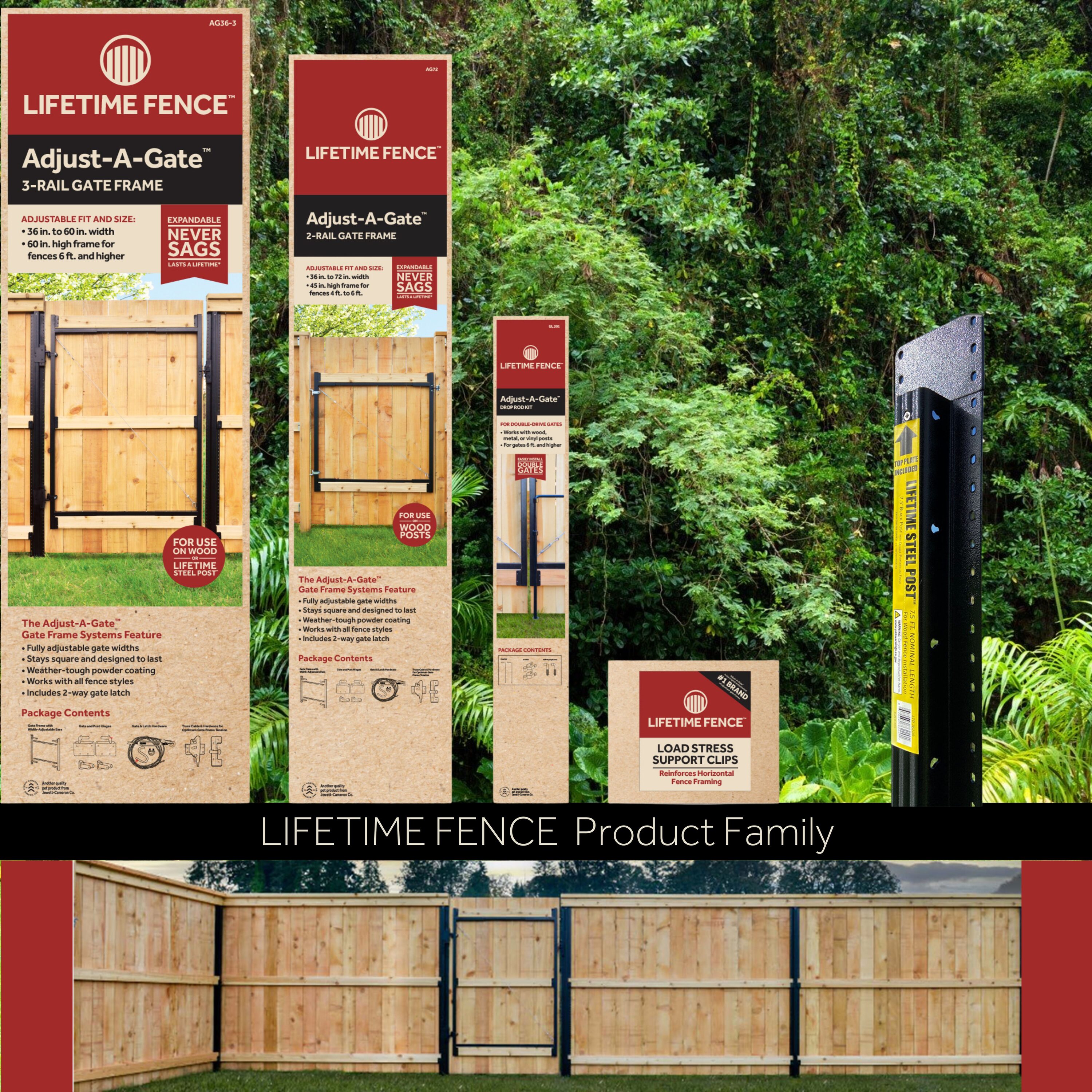 Contractor Series 96-in Black Gate kit - Image 9