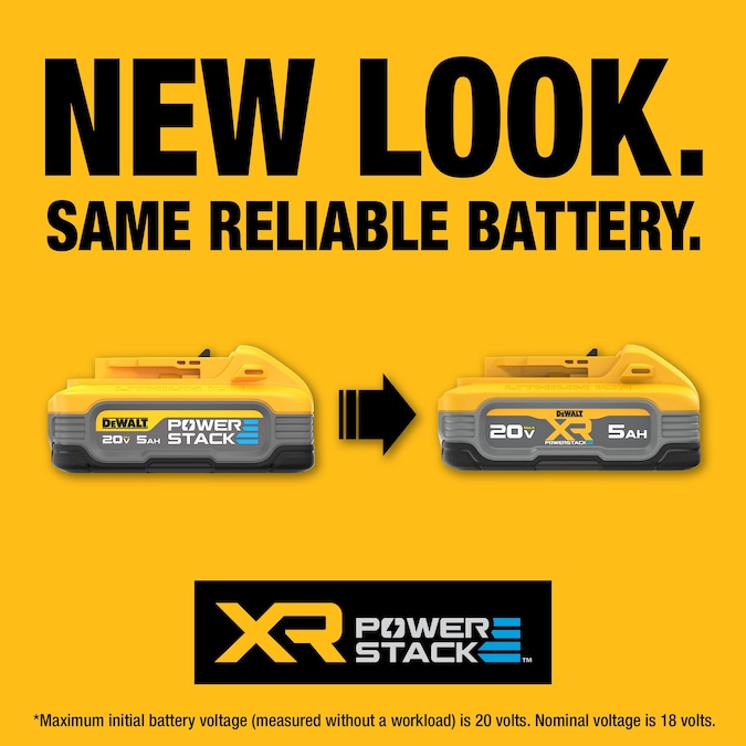 DEWALT XR POWERSTACK 20-V 2-Pack Lithium-ion Battery (5 Ah) - Image 2