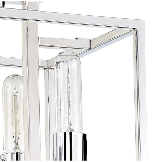 Craftmade Cubic 4-Light 10.5-in Polished Chrome Semi mount light - Image 8