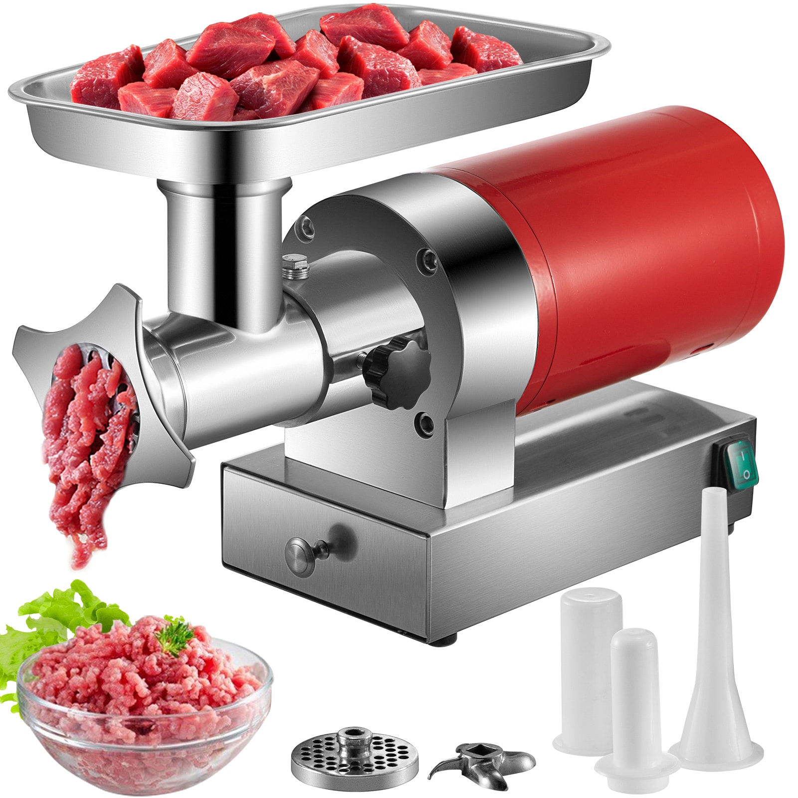 Commercial/Residential Course Grind Stainless steel Electric Meat grinder 1119 -Watt