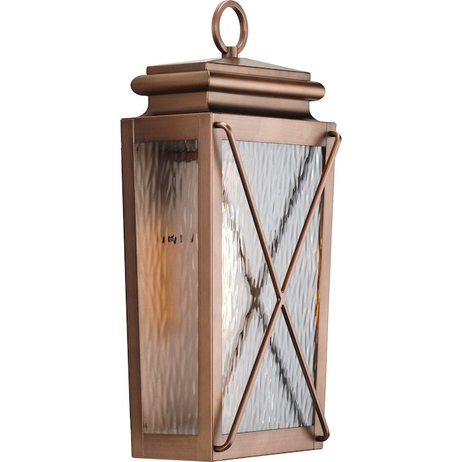 Progress Lighting Wakeford 1-Light 21.5-in H Antique Copper Outdoor Wall Light