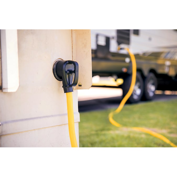 Champion Power Equipment 30-Amp RV Generator 30-ft/1 3 Prong Yellow Outdoor Heavy Duty Locking ExtenSion Cord - Image 10
