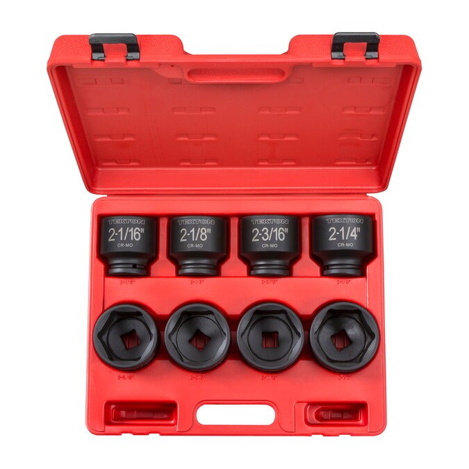 TEKTON 8-Piece Standard (SAE) 3/4-in Drive Set 6-point Impact Socket Set