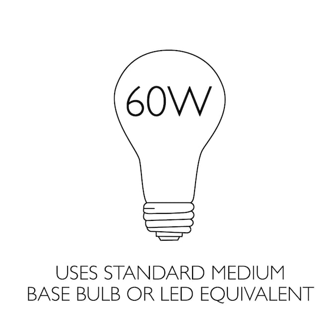 Design House Mayfield 17.75-in Black Modern/Contemporary Outdoor Light Post Lantern - Image 14