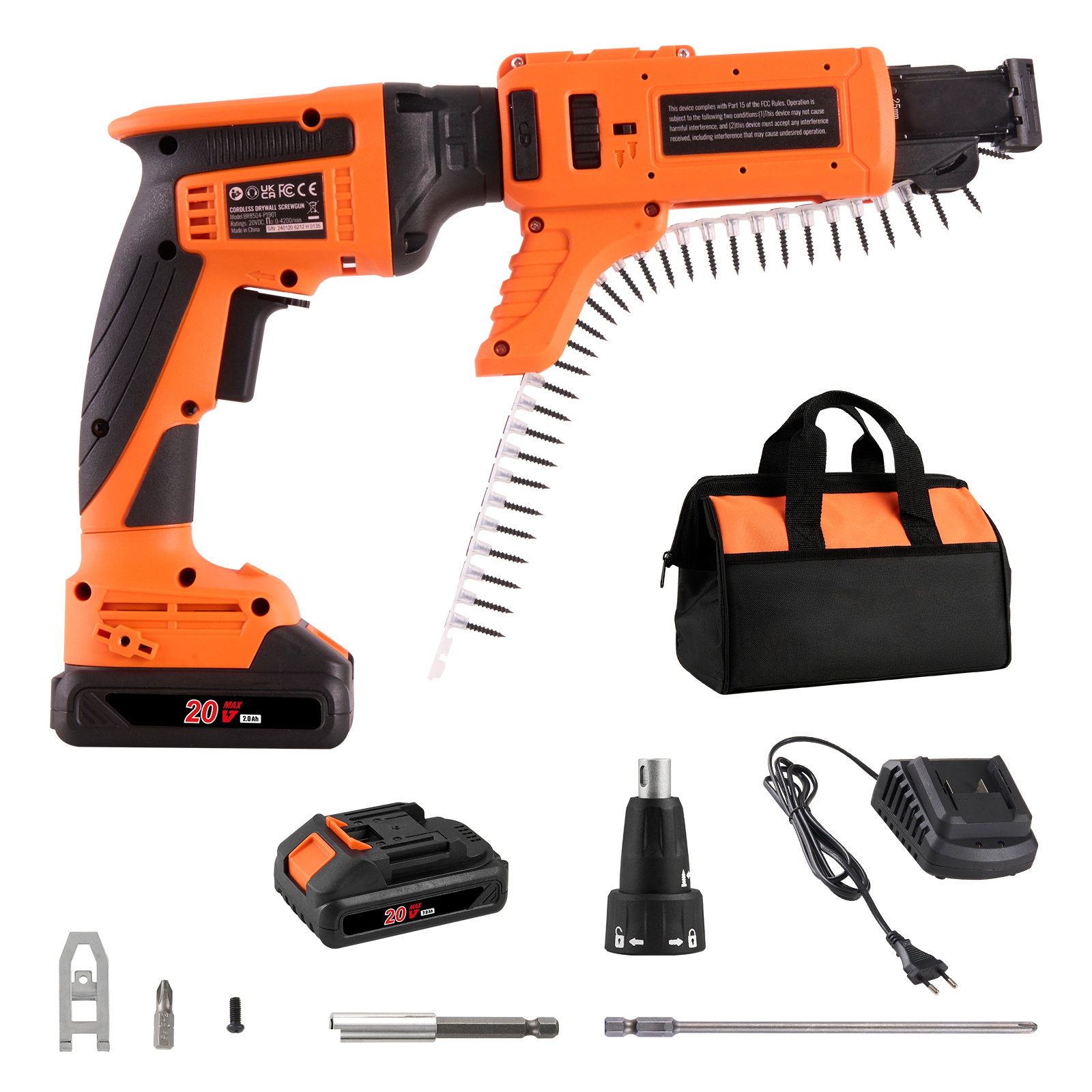Drywall Screwgun Kit 1-speed 20-volt max Multipurpose Cordless Rotary Tool Kit (Battery Included) (Charger Included)