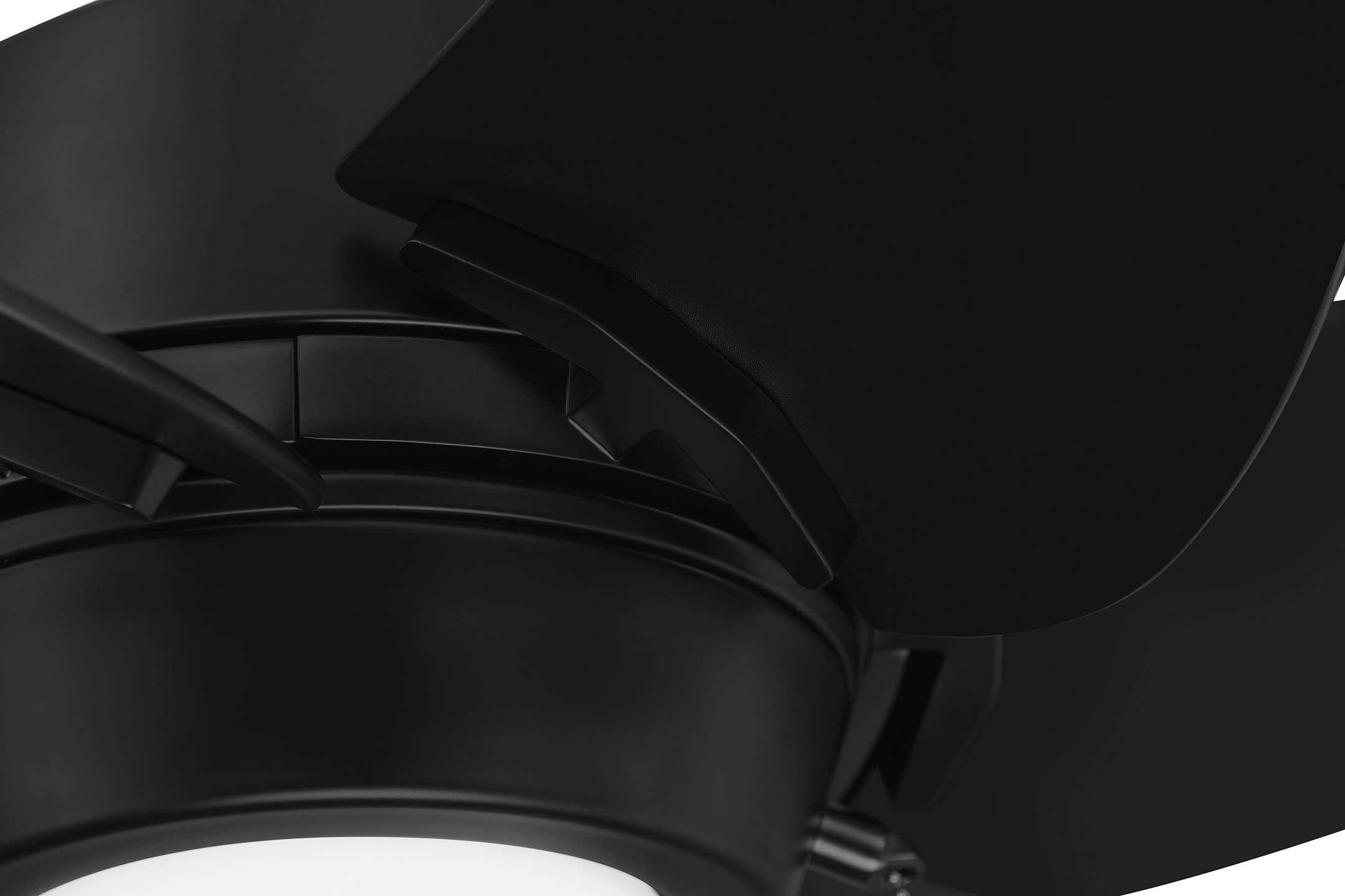 Gaskin 24-in Integrated LED Outdoor Matte Black with Matte Black Blades Plug-in Ceiling Fan With Light ( 6 -Blade ) - Image 7