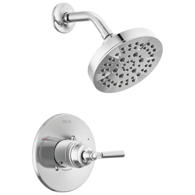 Delta Saylor Chrome 1-handle Multi-function Round Shower Faucet