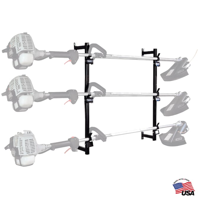 Buyers Products 3-Position Snap-In Trimmer Rack for Enclosed Landscape Trailers