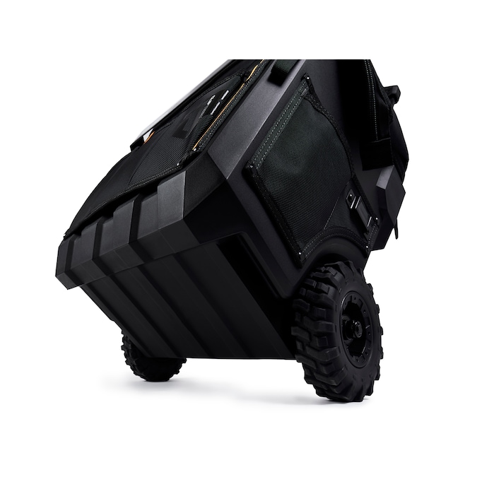 TOUGHBUILT Massive Mouth Hard Bottom XL Black Polyester 18-in Zippered Rolling Tool Bag - Image 11